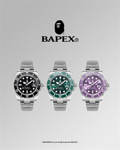 bape rolex 2021|bape rolex watches.